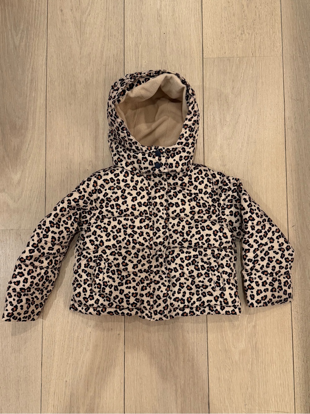 Leopard Puffer Parka